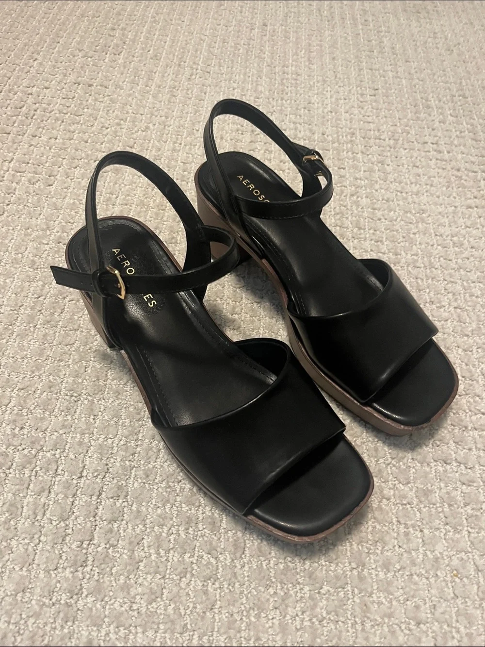 Aerosoles Tate Block Heel Platform Sandals